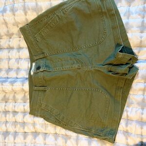 Madewell Olive Women's Cargo Shorts